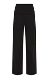 St Agni St. Agni Cummerbund Carter Wool Trouser In Black