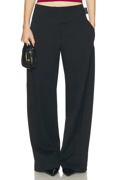 St Agni Cummerbund Pant In Black