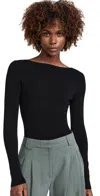 St Agni Cut Out Bodysuit Black In Black