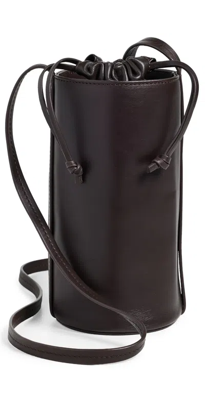 St Agni Cylinder Sling Bag Coffee In Brown