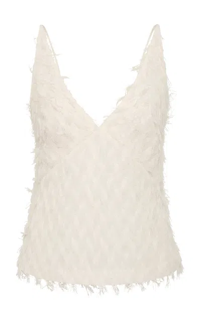 St Agni St. Agni Deco Fringe Cami In Off-white