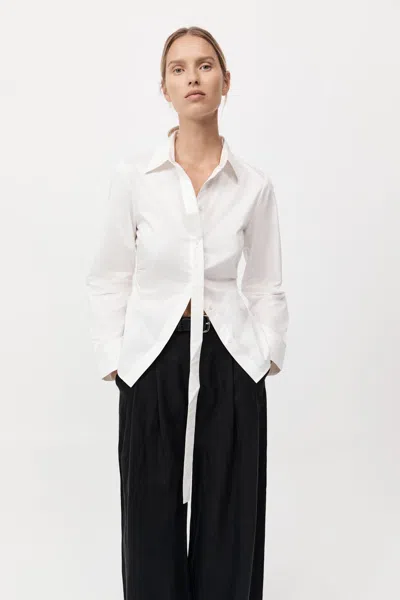 St Agni Deconstructed  Shirt In White