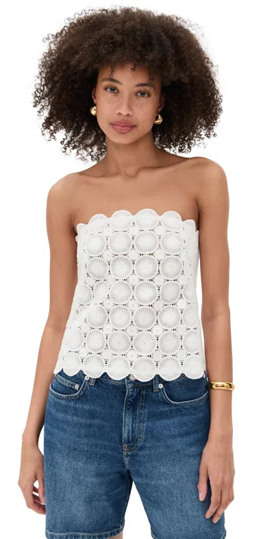 St Agni Doily Top White