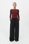 St Agni Double Loop Pants In Black