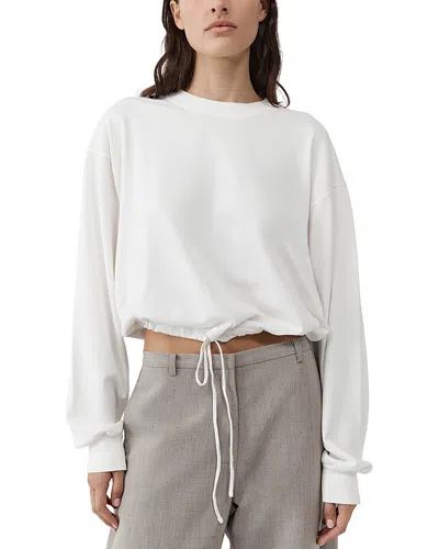 ST AGNI DRAWSTRING LONG SLEEVE TOP