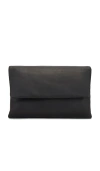 St Agni Dual Envelope Clutch In Black
