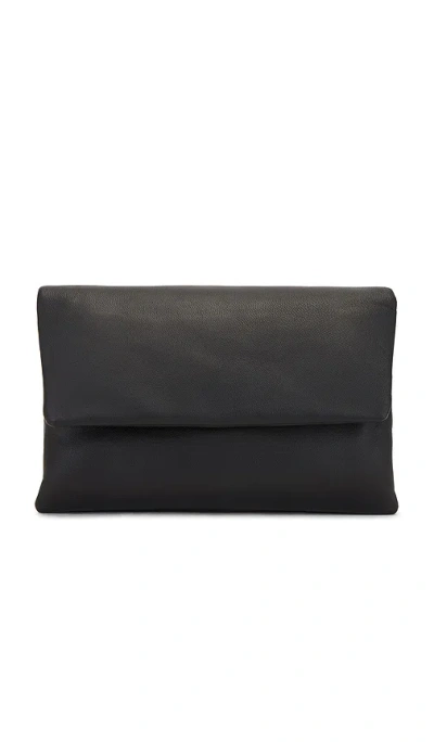 St Agni Dual Envelope Clutch In Black
