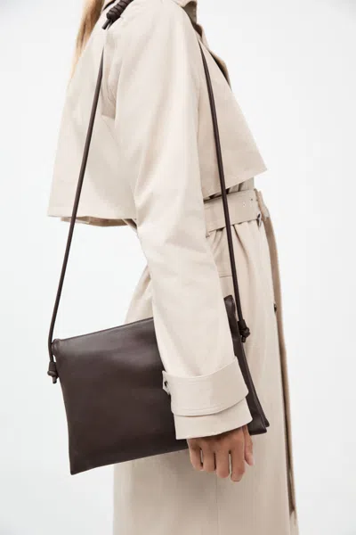 St Agni Dual Sling Bag In Brown