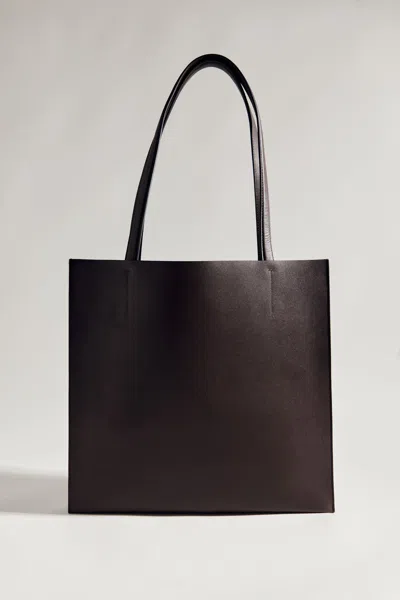 St Agni Dual Tote In Chocolate
