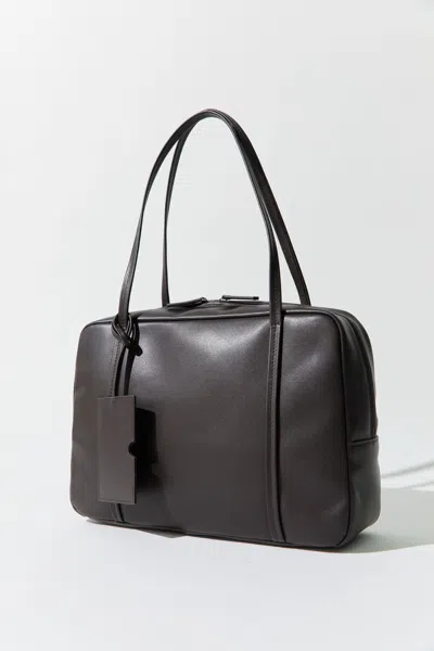 St Agni Dual Zip Bag In Brown