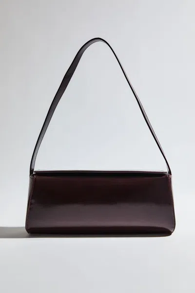 St Agni East West Baguette Bag In Bordeaux