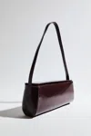 St Agni East West Baguette Bag In Burgundy