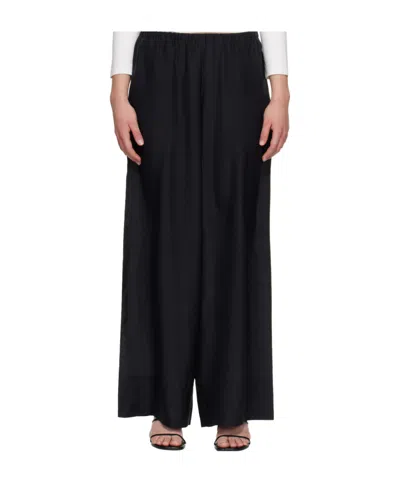 St Agni Elastic Waist Casual Pants In Black