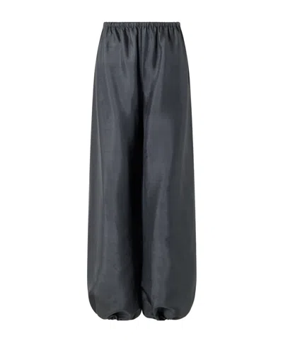 St Agni Elastic Waist Casual Pants In Black