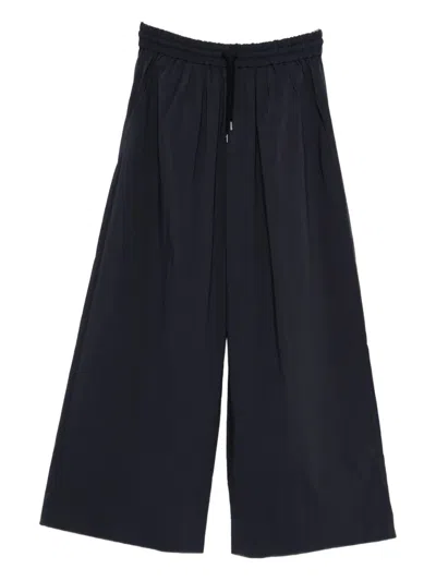 St Agni Elasticated-waistband Trousers In Blue