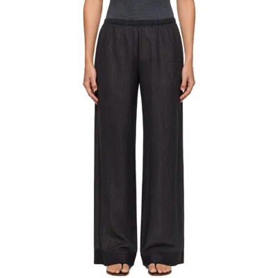 St Agni Elastic-waist Trousers In Black