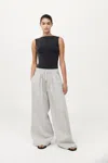 St Agni Everyday Drawstring Pants In Silver