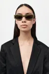 St Agni Everyday Rectangle Sunglasses In Olive