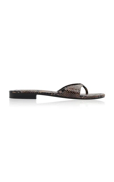 St Agni St. Agni Everyday Thong In Animal Print