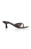 St Agni St. Agni Everyday Thong Heel 50 In Animal Print
