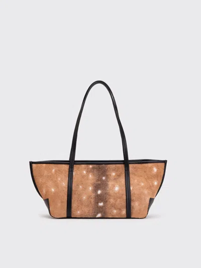St Agni Fawn Slim Bateau Tote In Brown