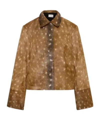 ST AGNI FAWN-PRINT JACKET