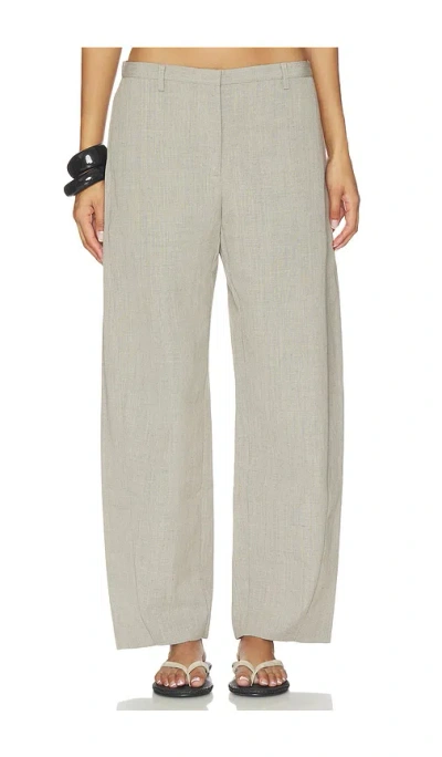 St Agni Fine Band Balloon Pants In Gray
