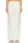 St Agni Fine Band Carter Pant In White