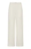 St Agni Fine Band Carter Trouser In White