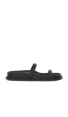 St Agni Fine Double Strap Slide In 黑色