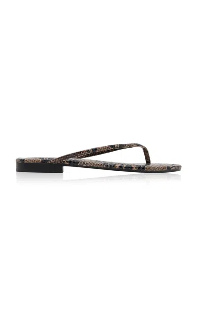 St Agni St. Agni Fine Flip Flop In Animal Print
