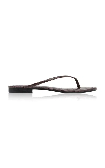 St Agni St. Agni Fine Flip Flop In Brown