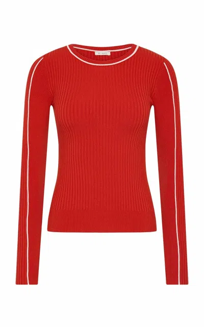 St Agni Fine Line Long Sleeve Top In Multi