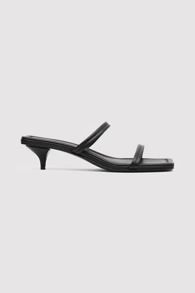 ST AGNI FINE STRAP KITTEN HEEL
