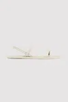 St Agni Fine Strap Sandal In Creme