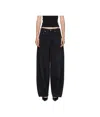 St Agni Black Outland Denim Edition Mid Rise Balloon Jeans In Black