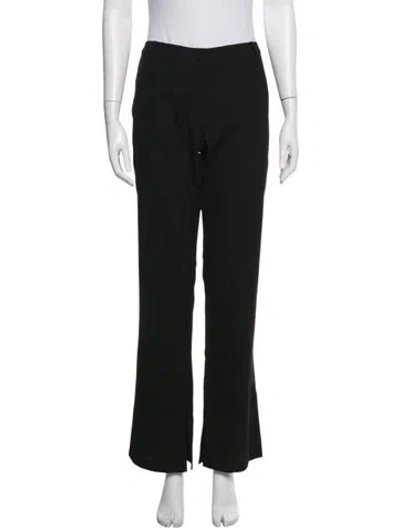 Pre-owned St Agni Flared Pants In Black