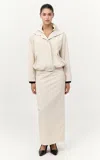 St Agni Flight Jacket In Ivory