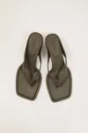 St Agni Flip Flop Sandals In Smokey Olive