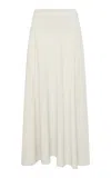 St Agni Fluid Circle-hem Maxi Skirt In Gray