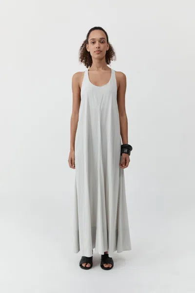 St Agni Fluid Tank Dress In Silver