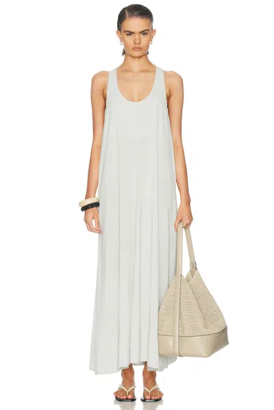 St Agni St. Agni Fluid Tank Dress In Silver