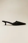 St Agni Paris Faille Slingback Pumps In Black