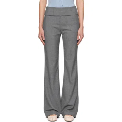St Agni Gray Studio Trousers In Pumice