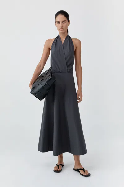St Agni Halter Circle Hem Dress