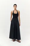 St Agni Halter Gathered Dress