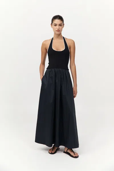 St Agni Halter Gathered Dress