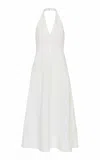 St Agni Halter Plunge Dress