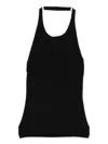 St Agni Halter Top In Black