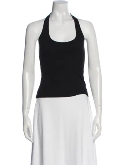 Pre-owned St Agni Halterneck Sleeveless Top In Neutrals
